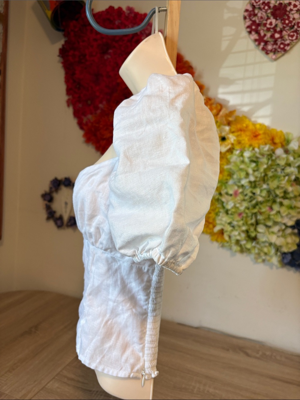Reformation Rome 💯 Linen Top Blouse - Picture 7 of 12